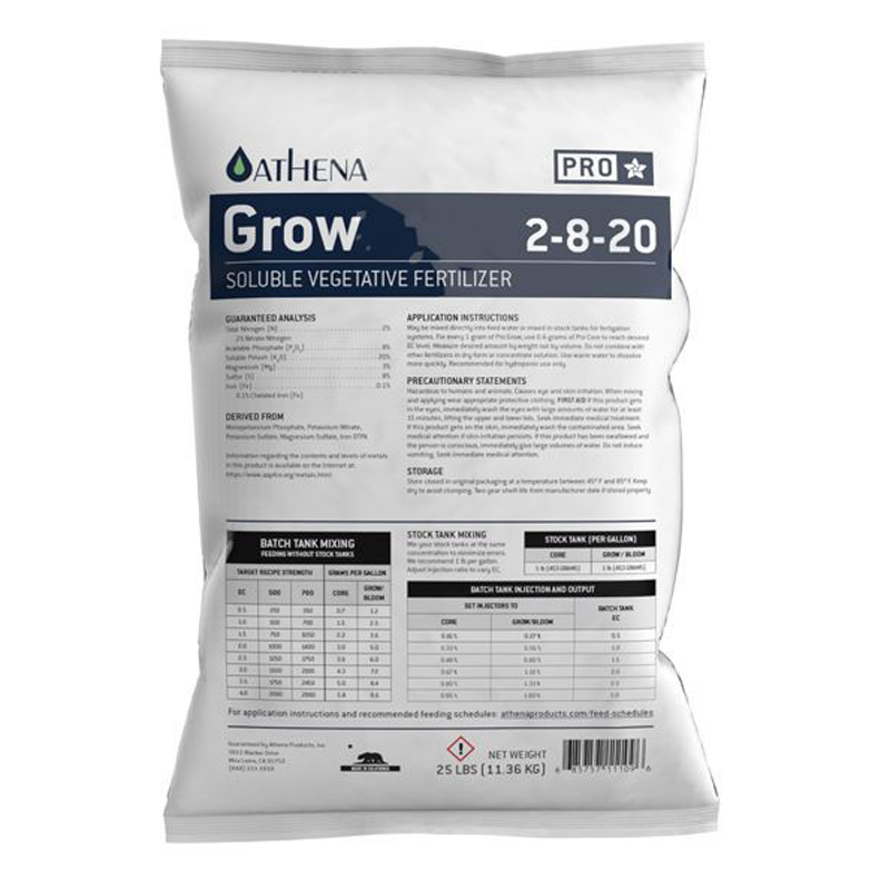 Athena Pro Grow 25lbs - Hydro Kingdom